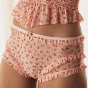 ANTHROPOLOGIE➕NWT Smocked Printed Briefs.